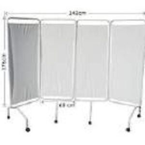 Bedside Screen (with curtain) 4-fold